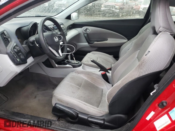2012 Honda CR-Z with VIN JHMZF1D41CS003358, listed as a Copart auction lot 84696844 with 81,292 mi miles and Salvage Title. Bid and sale history available at carsss.com. Image 7.
