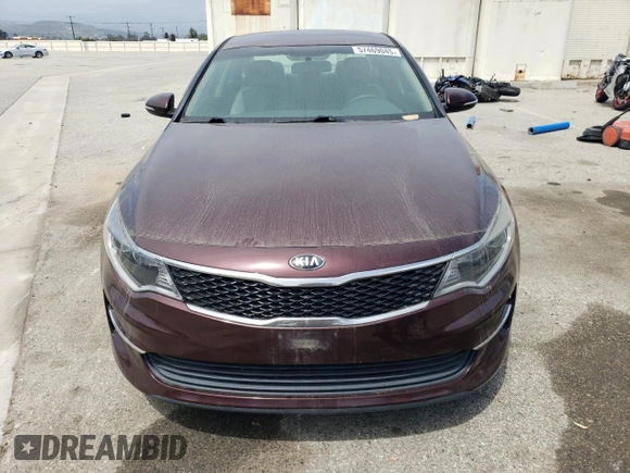 2018 Kia Optima LX with VIN 5XXGT4L31JG229497, listed as a Copart auction lot 57469045 with 119,629 mi miles and Salvage title. Bid and sale history available at DreamBid. Image 5.