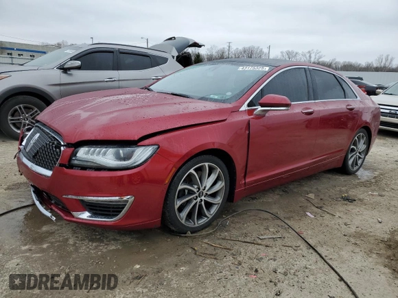 2018 Lincoln MKZ Reserve with VIN 3LN6L5FC9JR619399, listed as a Copart auction lot 43175325 with 48,617 mi miles and Salvage Title. Bid and sale history available at DreamBid. Image 1.