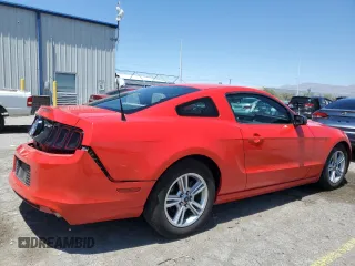 2014 Ford Mustang V6 with VIN 1ZVBP8AM1E5327826, listed as a Copart auction lot 57093825 with 158,268 mi miles and Salvage title. Bid and sale history available at DreamBid. Image 3.