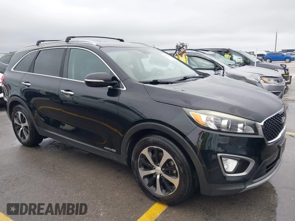 2016 Kia Sorento EX with VIN 5XYPHDA56GG133679, listed as a IAAI auction lot 42364664 with 168,078 mi miles and . Bid and sale history available at DreamBid. Image 1.