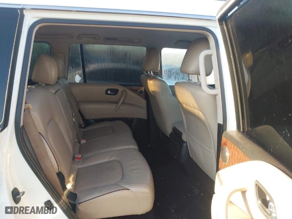 2018 Nissan Armada SL with VIN JN8AY2NC0J9551669, listed as a IAAI auction lot 41773113 with 183,029 mi miles. Bid and sale history available at carsss.com. Image 8.