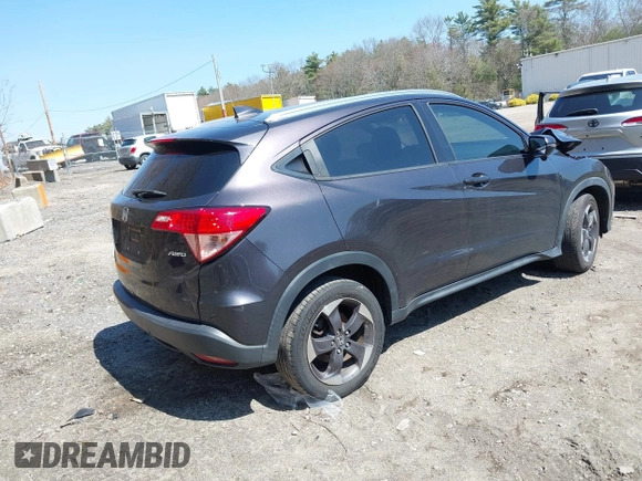 2018 Honda HR-V EX-L Navi with VIN 3CZRU6H74JM727764, listed as a IAAI auction lot 42002677 with 183,880 mi miles. Bid and sale history available at carsss.com. Image 4.