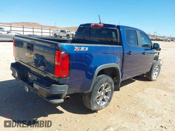 2019 Chevrolet Colorado 2WD Z71 with VIN 1GCGSDEN8K1359579, listed as a IAAI auction lot 41709264 with 88,923 mi miles. Bid and sale history available at carsss.com. Image 4.