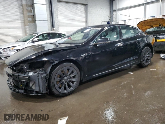 2019 Tesla Model S 75D z VIN 5YJSA1E25KF310915, wystawiony jako Copart lot #58130705 z przebiegiem 61 330 mil mil oraz Szkoda całkowita • Salvage title. Historia ofert i sprzedaży dostępna na DreamBid. Obrazek 1.