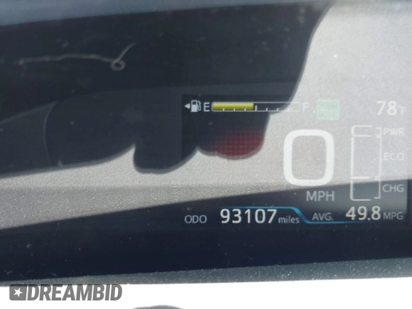 2016 Toyota Prius Two z VIN JTDKBRFU1G3521884, wystawiony jako IAAI lot #42081852 z przebiegiem 93 107 mil mil oraz . Historia ofert i sprzedaży dostępna na DreamBid. Obrazek 7.