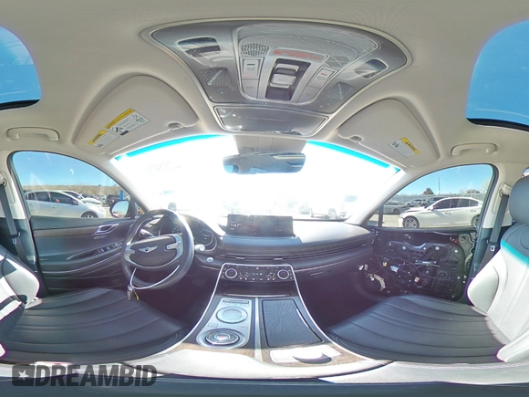 2022 Genesis GV80 с VIN KMUHBDSB5NU079116, выставлен на аукционе Copart как лот 47019755 с пробегом 53 704 миль миль и Списание • Salvage title. История ставок и продаж доступна на DreamBid. Изображение 16.