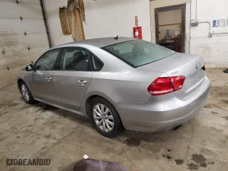 2012 Volkswagen Passat S w/Appearance with VIN 1VWAH7A38CC038574, listed as a Copart auction lot 44232305 with 157,886 mi miles and Salvage Title. Bid and sale history available at carsss.com. Image 2.