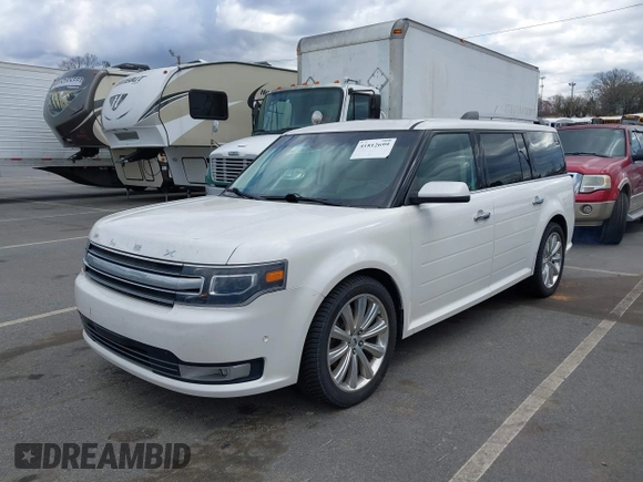 2013 Ford Flex Limited w/EcoBoost with VIN 2FMHK6DT4DBD14433, listed as a IAAI auction lot 41812699 with 231,866 mi miles. Bid and sale history available at carsss.com. Image 2.