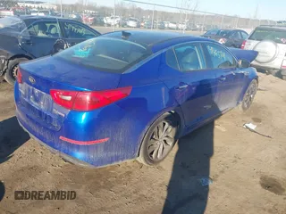 2015 Kia Optima SX Turbo with VIN 5XXGR4A66FG416821, listed as a IAAI auction lot 41465168 with 141,599 mi miles. Bid and sale history available at carsss.com. Image 4.