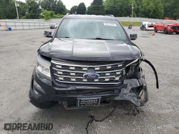 2017 Ford Explorer XLT with VIN 1FM5K8D81HGD00692, listed as a Copart auction lot 58117395 with 133,267 mi miles and Salvage title. Bid and sale history available at DreamBid. Image 5.