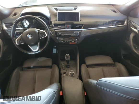2021 BMW X2 sDrive28i with VIN WBXYH9C07M5T03462, listed as a Copart auction lot 56539503 with 0 mi miles and Salvage Title. Bid and sale history available at carsss.com. Image 8.