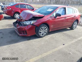 2019 Subaru Impreza with VIN 4S3GTAA63K1721568, listed as a IAAI auction lot 41896632 with 18,744 mi miles. Bid and sale history available at carsss.com. Image 17.