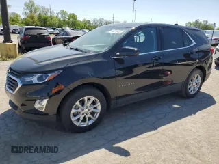 2020 Chevrolet Equinox LT with VIN 2GNAXJEV6L6108538, listed as a Copart auction lot 56375475 with 52,432 mi miles and Salvage title. Bid and sale history available at DreamBid. Image 1.