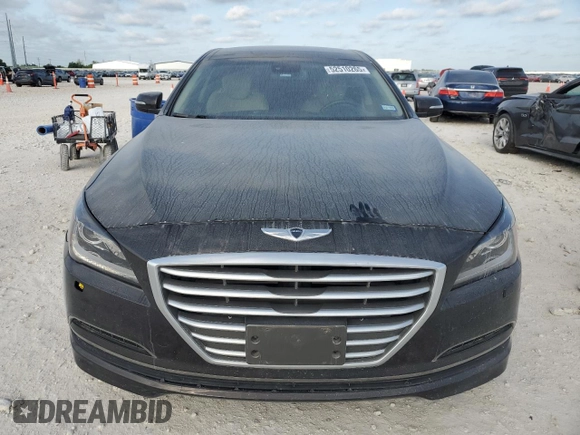 2015 Hyundai Genesis 3.8L with VIN KMHGN4JE5FU087716, listed as a Copart auction lot 52510265 with 89,878 mi miles and Salvage Title. Bid and sale history available at DreamBid. Image 5.