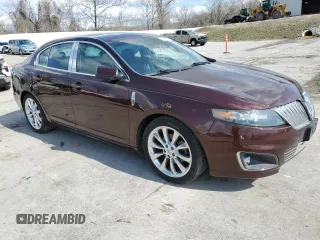 2012 Lincoln MKS EcoBoost with VIN 1LNHL9FT0CG800031, listed as a Copart auction lot 50520885 with 101,080 mi miles and Salvage title. Bid and sale history available at DreamBid. Image 4.