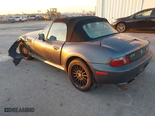 2001 BMW Z3 3.0i with VIN WBACN53491LL47379, listed as a IAAI auction lot 40872263 with 1 mi miles. Bid and sale history available at carsss.com. Image 3.