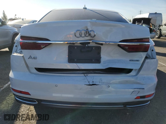2019 Audi A6 Premium with VIN WAUD8AF22KN130874, listed as a Copart auction lot 84563384 with 63,327 mi miles and Salvage Title. Bid and sale history available at carsss.com. Image 6.