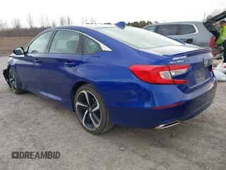 2019 Honda Accord Sport with VIN 1HGCV1F37KA082961, listed as a IAAI auction lot 41834095 with 44,167 mi miles and . Bid and sale history available at carsss.com. Image 3.