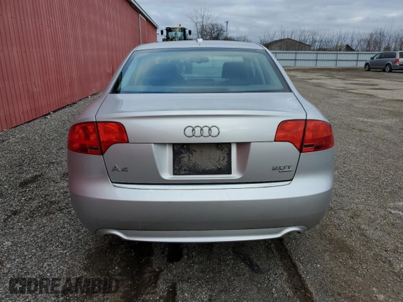 2008 Audi A4 2.0T with VIN WAUDF68EX8A141650, listed as a Copart auction lot 82216624 with 233,984 mi miles and Clean Title. Bid and sale history available at carsss.com. Image 6.