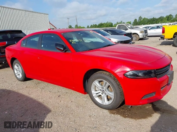 2023 Dodge Charger SXT with VIN 2C3CDXBG4PH550722, listed as a IAAI auction lot 39734322 with 5,503 mi miles. Bid and sale history available at carsss.com. Image 1.