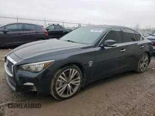 2018 Infiniti Q50 Sport with VIN JN1EV7AP5JM359241, listed as a Copart auction lot 42627505 with 141,625 mi miles and Clean Title. Bid and sale history available at carsss.com. Image 1.