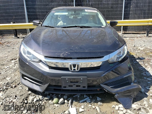 2016 Honda Civic EX with VIN 19XFC2F74GE233267, listed as a Copart auction lot 50123275 with 70,018 mi miles and Salvage Title. Bid and sale history available at DreamBid. Image 5.