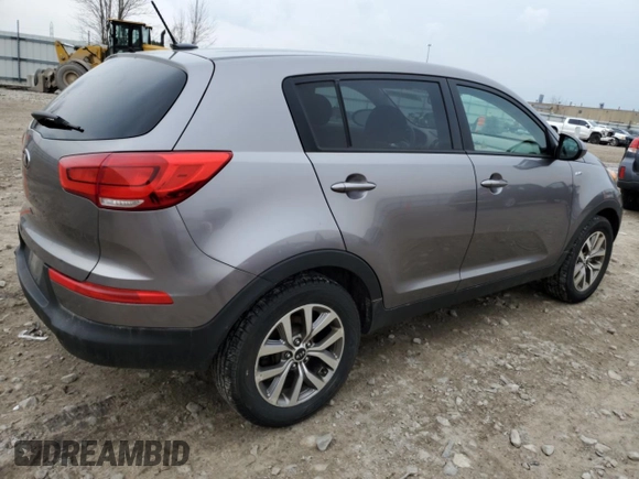 2014 Kia Sportage LX with VIN KNDPBCAC1E7597533, listed as a Copart auction lot 54028195 with 139,254 mi miles and Clean Title. Bid and sale history available at carsss.com. Image 3.