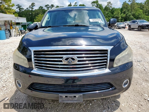 2013 Infiniti QX56 with VIN JN8AZ2NF0D9551134, listed as a Copart auction lot 58924945 with 167,585 mi miles and Clean title. Bid and sale history available at DreamBid. Image 5.