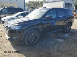 2023 Nissan Pathfinder S z VIN 5N1DR3AC1PC210323, wystawiony jako Copart lot #87951335 z przebiegiem 72 781 mil mil oraz Czysty tytuł • Clean title. Historia ofert i sprzedaży dostępna na DreamBid. Obrazek 1.