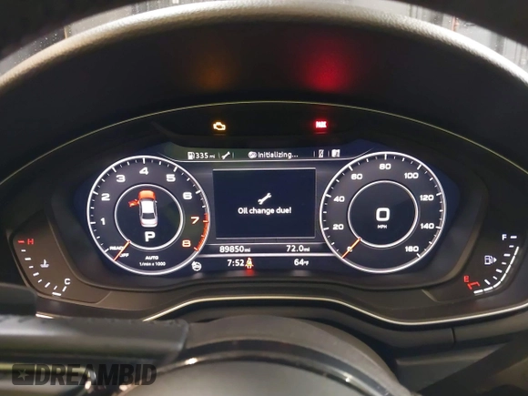 2017 Audi A4 Season of Audi Premium with VIN WAUDNAF49HN049681, listed as a IAAI auction lot 41561648 with 89,850 mi miles. Bid and sale history available at carsss.com. Image 7.