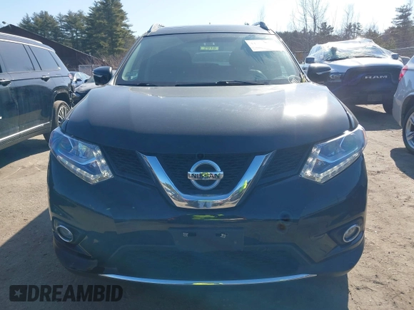 2015 Nissan Rogue SL with VIN 5N1AT2MV5FC851582, listed as a IAAI auction lot 41752765 with 180,654 mi miles. Bid and sale history available at carsss.com. Image 12.