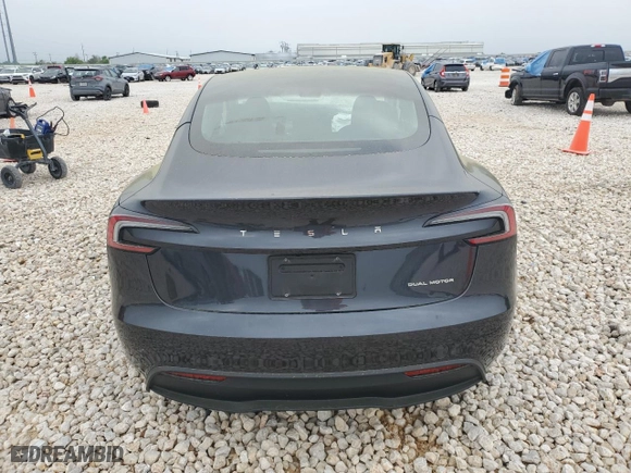 2024 Tesla Model 3 Long Range with VIN 5YJ3E1EB2RF794674, listed as a Copart auction lot 51242815 with 0 mi miles and Salvage Title. Bid and sale history available at carsss.com. Image 6.