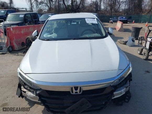 2019 Honda Accord Sedan LX 1.5T with VIN 1HGCV1F13KA159937, listed as a IAAI auction lot 41727410 with 97,146 mi miles. Bid and sale history available at carsss.com. Image 13.