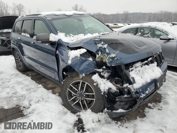 2021 Jeep Grand Cherokee Trailhawk with VIN 1C4RJFLG5MC616104, listed as a Copart auction lot 84528644 with 0 mi miles and Salvage Title. Bid and sale history available at carsss.com. Image 4.
