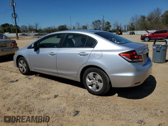 2013 Honda Civic LX with VIN 19XFB2F53DE086680, listed as a Copart auction lot 49295685 with 112,338 mi miles and Salvage Title. Bid and sale history available at DreamBid. Image 2.
