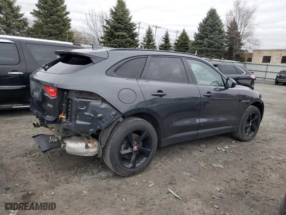 2017 Jaguar F-PACE 35t Prestige with VIN SADCK2BV9HA088519, listed as a Copart auction lot 49867885 with 93,581 mi miles and Salvage Title. Bid and sale history available at carsss.com. Image 3.
