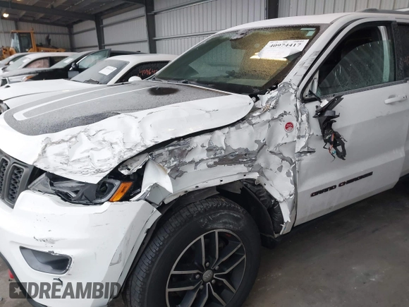2018 Jeep Grand Cherokee Trailhawk with VIN 1C4RJFLGXJC264438, listed as a IAAI auction lot 40974417 with 117,717 mi miles and . Bid and sale history available at DreamBid. Image 6.