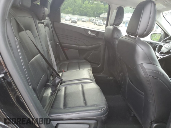 2021 Ford Escape Titanium with VIN 1FMCU9J97MUA57521, listed as a Copart auction lot 58714055 with 83,201 mi miles and Salvage title. Bid and sale history available at DreamBid. Image 11.