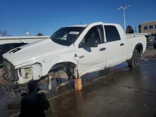 2008 Dodge Ram 3500 SXT with VIN 3D7MX39A68G175859, listed as a Copart auction lot 80986544 with 268,459 mi miles and Salvage Title. Bid and sale history available at carsss.com. Image 1.