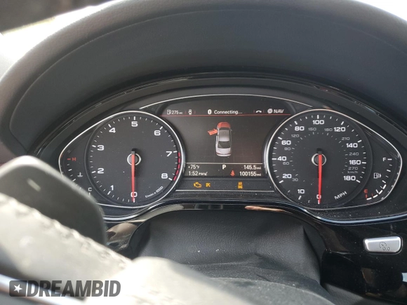 2012 Audi A8 with VIN WAURVAFD2CN017511, listed as a Copart auction lot 56138665 with 100,155 mi miles and Clean title. Bid and sale history available at DreamBid. Image 9.