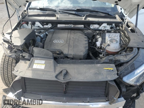 2021 Audi Q5 Premium with VIN WA1AAAFY0M2032763, listed as a Copart auction lot 50742395 with 50,511 mi miles and Salvage Title. Bid and sale history available at carsss.com. Image 12.