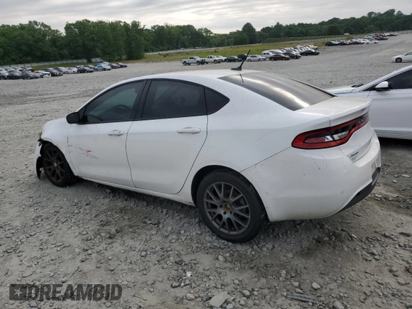 2016 Dodge Dart SE with VIN 1C3CDFAA7GD643710, listed as a Copart auction lot 54407805 with 175,091 mi miles and Clean Title. Bid and sale history available at carsss.com. Image 2.