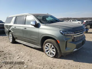 2023 Chevrolet Suburban Premier z VIN 1GNSKFKD8PR305863, wystawiony jako Copart lot #48257045 z przebiegiem 13 765 mil mil oraz Czysty tytuł • Clean title. Historia ofert i sprzedaży dostępna na DreamBid. Obrazek 4.
