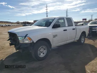 2019 Ram 1500 Classic Tradesman with VIN 1C6RR6FG6KS740333, listed as a Copart auction lot 43732445 with 27,254 mi miles and Salvage Title. Bid and sale history available at carsss.com. Image 1.