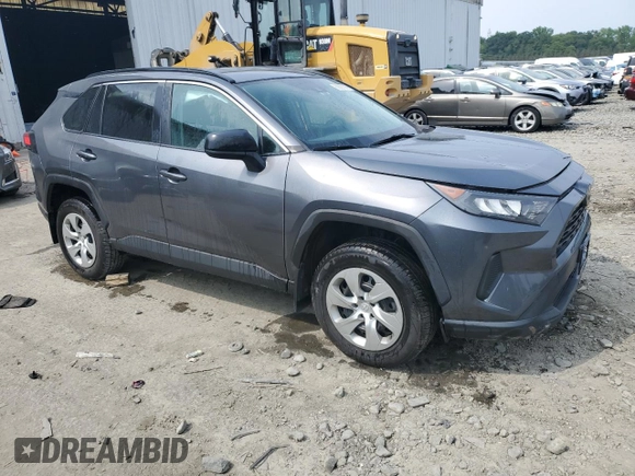 2021 Toyota RAV4 LE with VIN 2T3F1RFV0MC206839, listed as a Copart auction lot 60521145 with 54,314 mi miles and Salvage title. Bid and sale history available at DreamBid. Image 4.