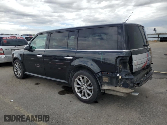 2013 Ford Flex Limited with VIN 2FMHK6D88DBD07996, listed as a Copart auction lot 51974725 with 134,375 mi miles and Salvage Title. Bid and sale history available at carsss.com. Image 2.