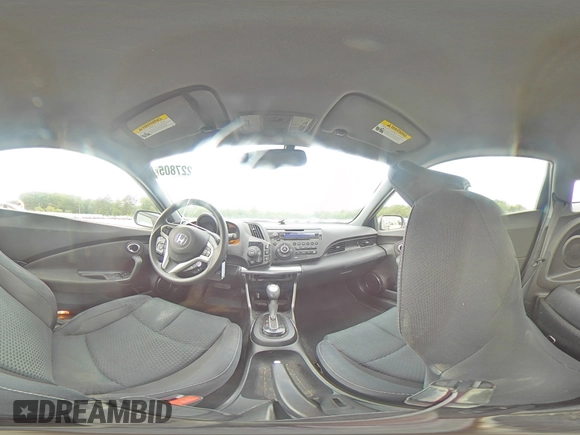 2015 Honda CR-Z with VIN JHMZF1D49FS001765, listed as a Copart auction lot 60227805 with 213,205 mi miles and Salvage title. Bid and sale history available at DreamBid. Image 14.