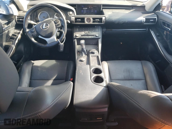 2015 Lexus IS 250 with VIN JTHBF1D28F5074303, listed as a Copart auction lot 46207705 with 101,745 mi miles and Salvage Title. Bid and sale history available at DreamBid. Image 8.