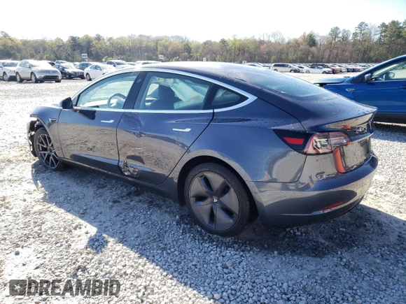 2019 Tesla Model 3 Mid Range with VIN 5YJ3E1EA1KF435295, listed as a Copart auction lot 49552685 with 56,366 mi miles and Salvage Title. Bid and sale history available at DreamBid. Image 2.
